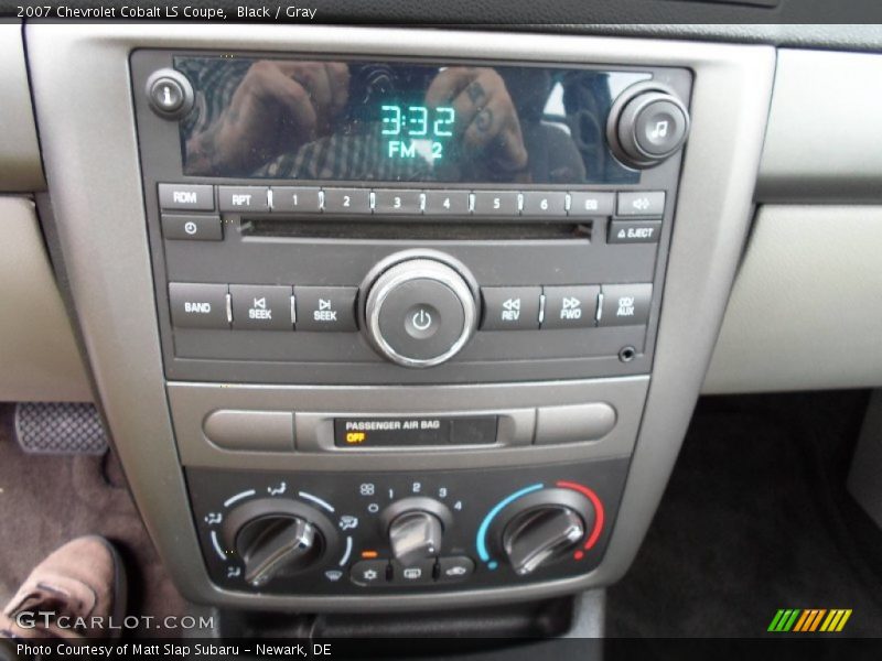 Black / Gray 2007 Chevrolet Cobalt LS Coupe