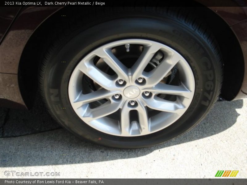 Dark Cherry Pearl Metallic / Beige 2013 Kia Optima LX