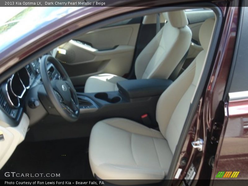 Dark Cherry Pearl Metallic / Beige 2013 Kia Optima LX