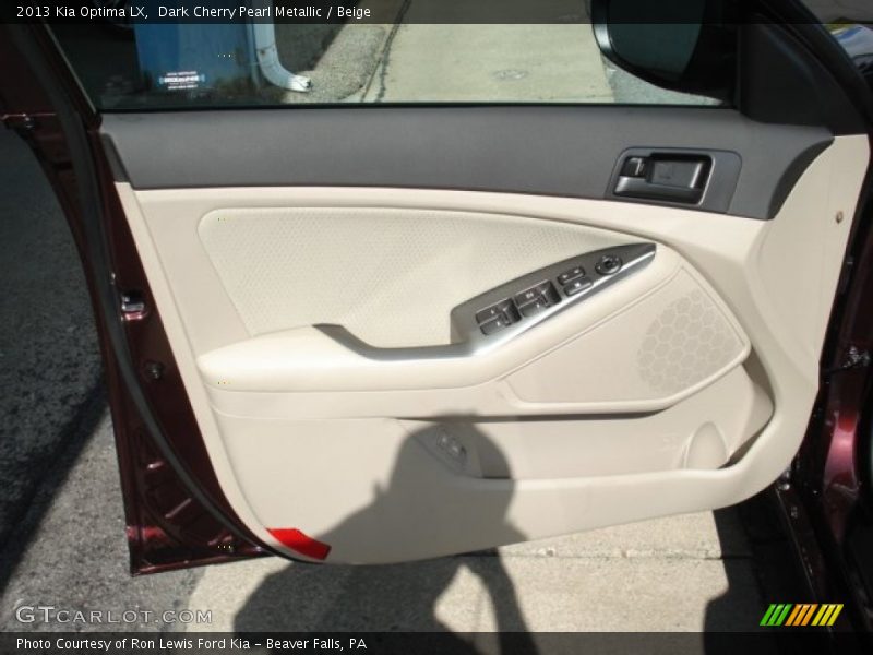 Dark Cherry Pearl Metallic / Beige 2013 Kia Optima LX