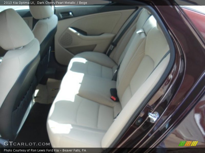 Dark Cherry Pearl Metallic / Beige 2013 Kia Optima LX