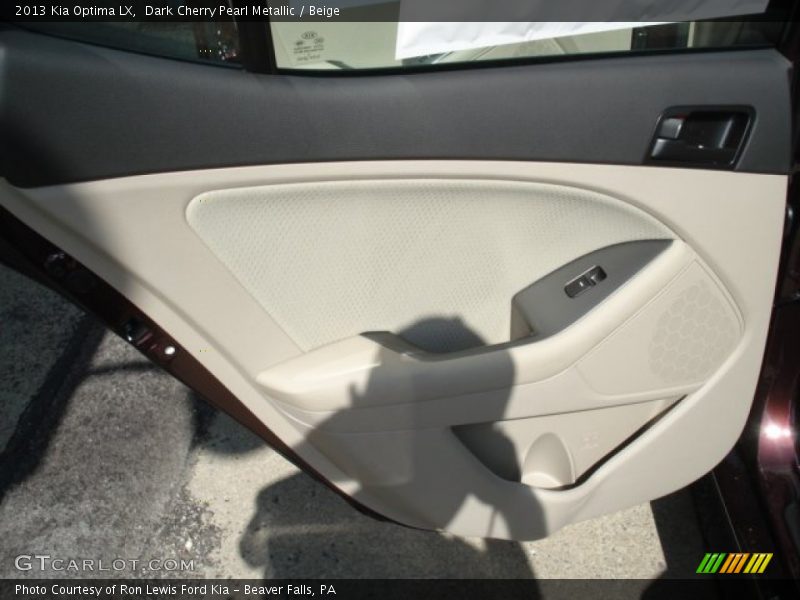 Dark Cherry Pearl Metallic / Beige 2013 Kia Optima LX