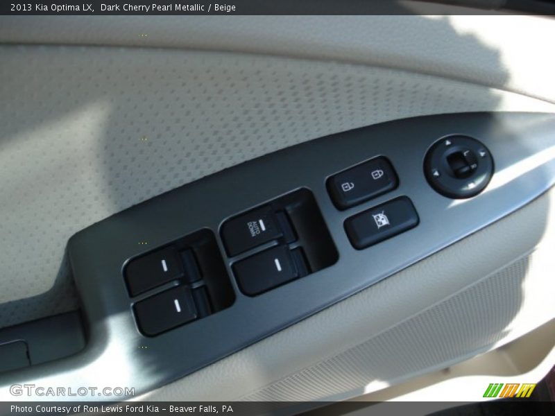 Dark Cherry Pearl Metallic / Beige 2013 Kia Optima LX