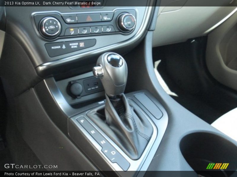 Dark Cherry Pearl Metallic / Beige 2013 Kia Optima LX