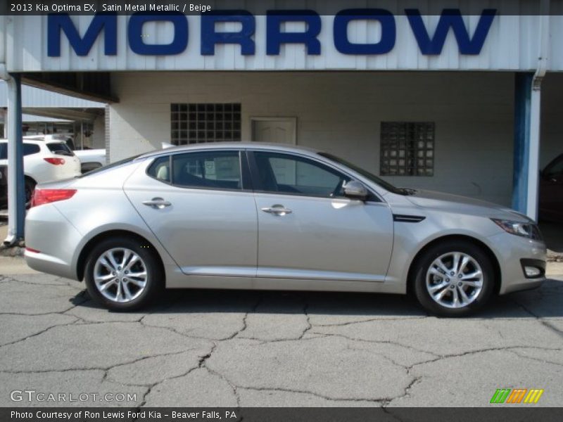 Satin Metal Metallic / Beige 2013 Kia Optima EX