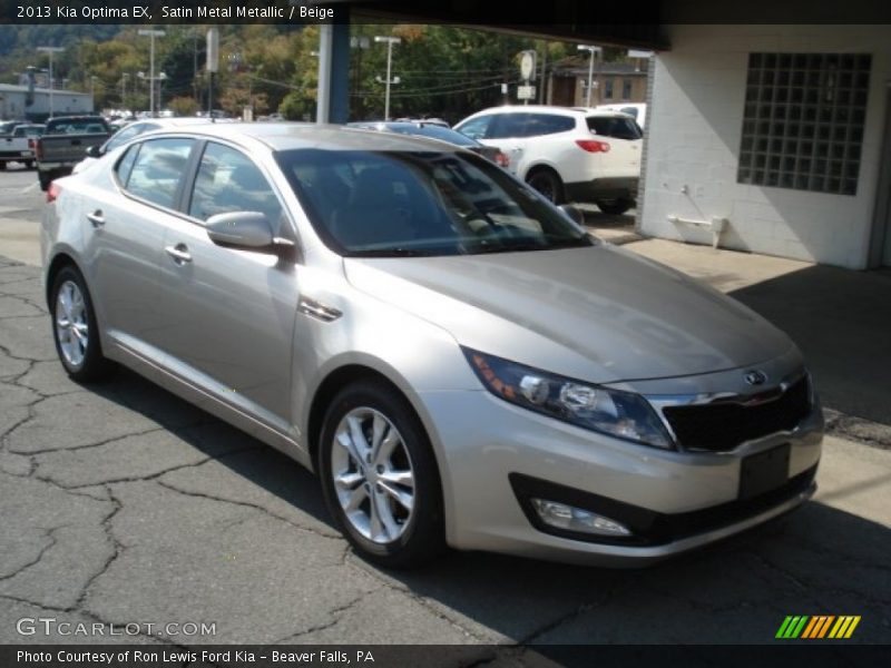 Satin Metal Metallic / Beige 2013 Kia Optima EX