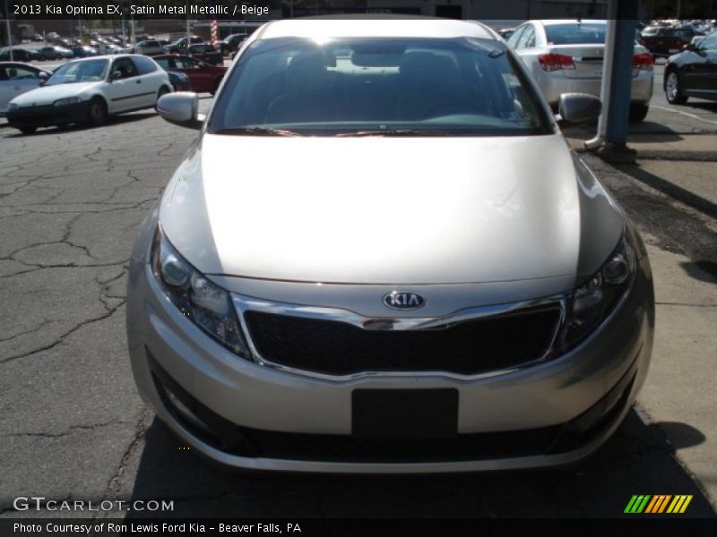 Satin Metal Metallic / Beige 2013 Kia Optima EX