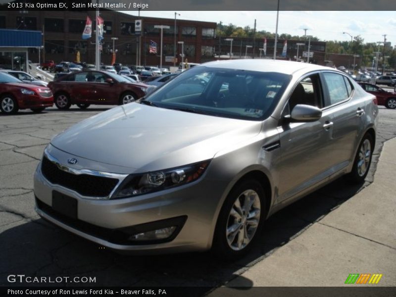 Satin Metal Metallic / Beige 2013 Kia Optima EX