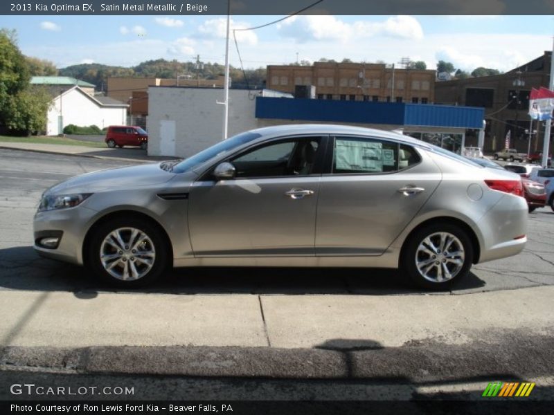 Satin Metal Metallic / Beige 2013 Kia Optima EX