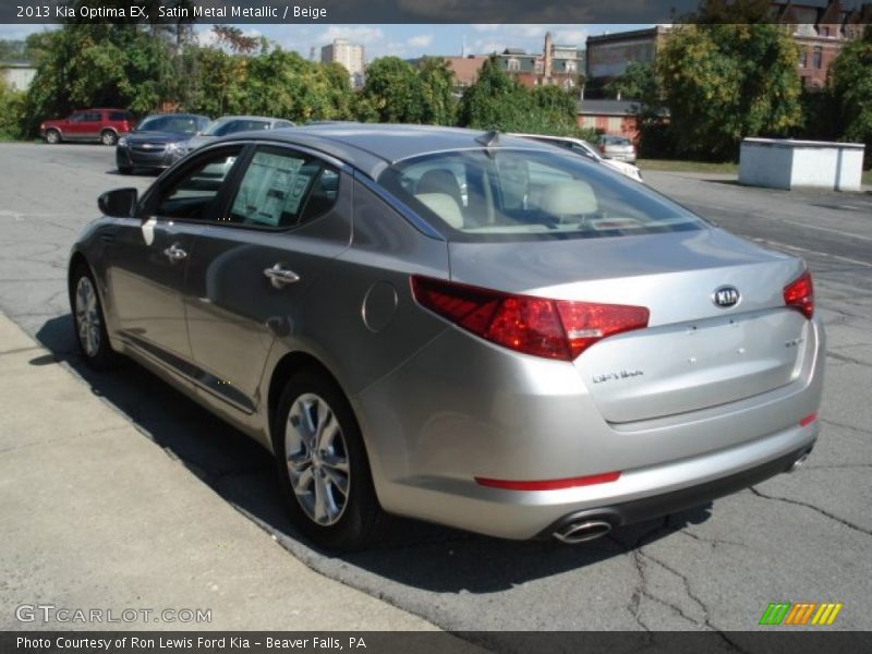 Satin Metal Metallic / Beige 2013 Kia Optima EX