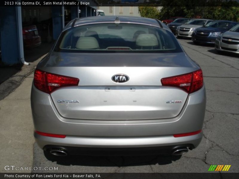 Satin Metal Metallic / Beige 2013 Kia Optima EX