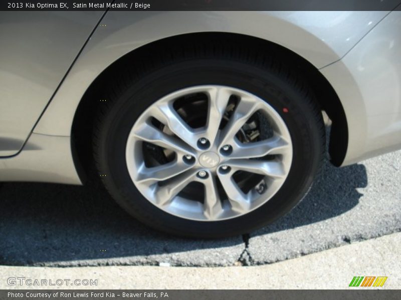 Satin Metal Metallic / Beige 2013 Kia Optima EX