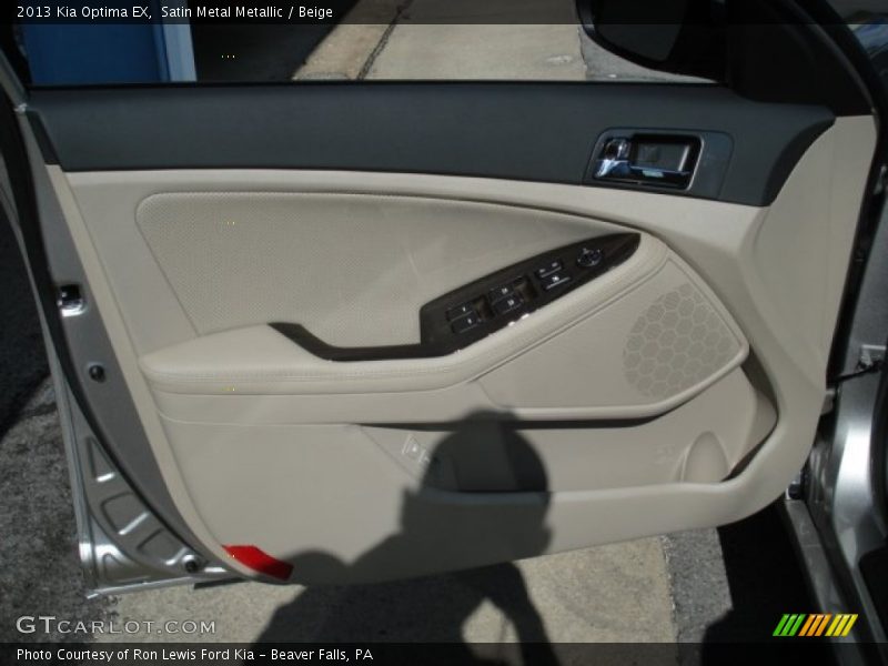Satin Metal Metallic / Beige 2013 Kia Optima EX
