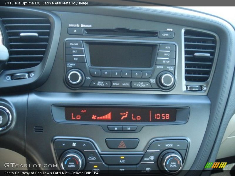 Satin Metal Metallic / Beige 2013 Kia Optima EX