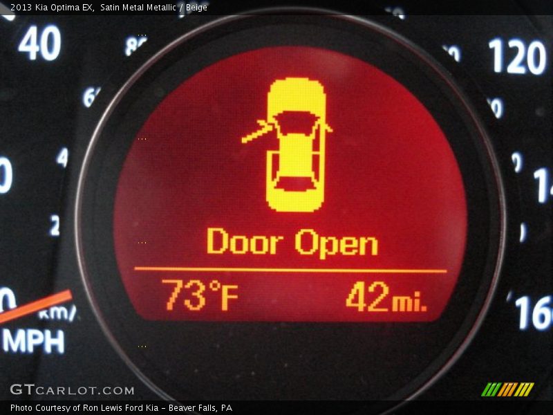 Satin Metal Metallic / Beige 2013 Kia Optima EX