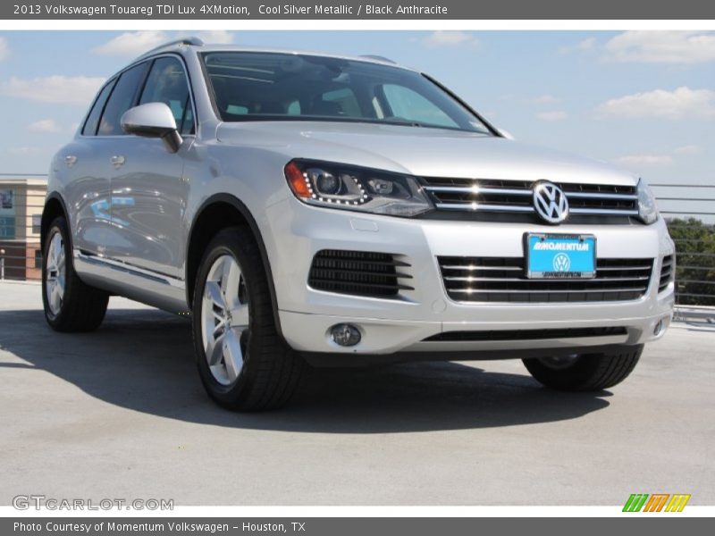 Cool Silver Metallic / Black Anthracite 2013 Volkswagen Touareg TDI Lux 4XMotion
