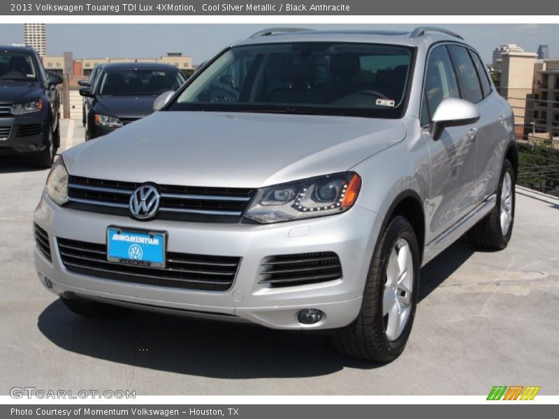 Cool Silver Metallic / Black Anthracite 2013 Volkswagen Touareg TDI Lux 4XMotion