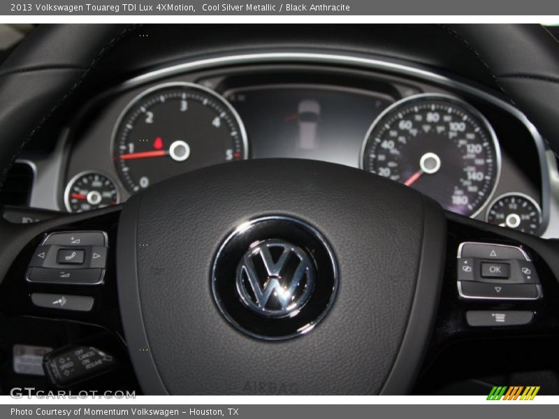 Cool Silver Metallic / Black Anthracite 2013 Volkswagen Touareg TDI Lux 4XMotion