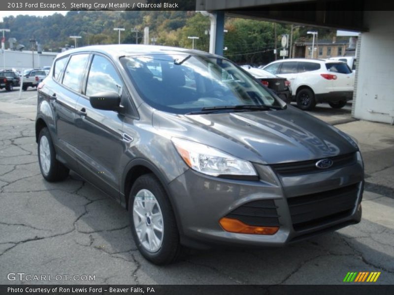 Sterling Gray Metallic / Charcoal Black 2013 Ford Escape S