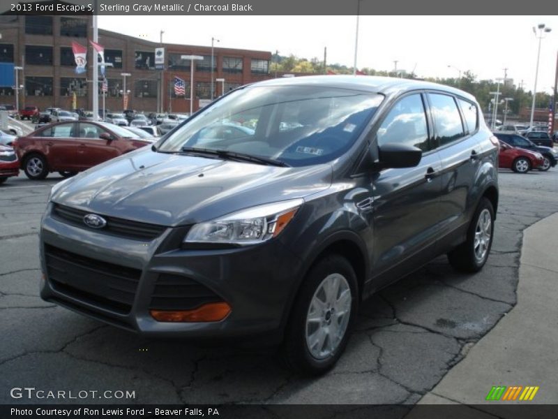 Sterling Gray Metallic / Charcoal Black 2013 Ford Escape S