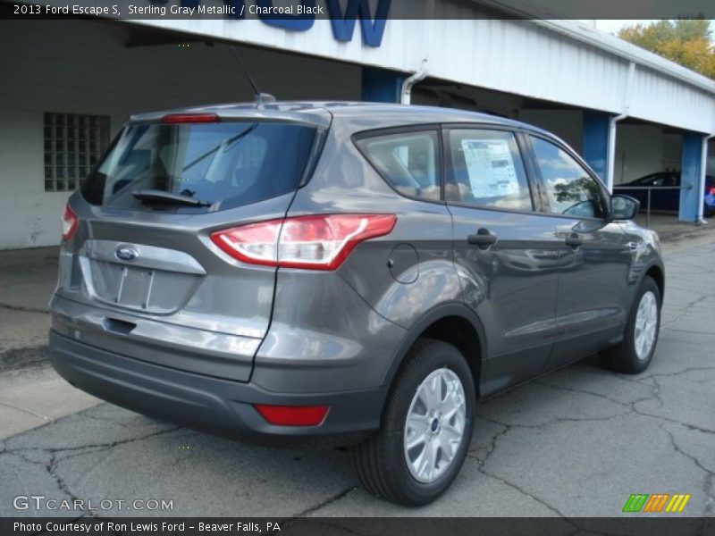 Sterling Gray Metallic / Charcoal Black 2013 Ford Escape S