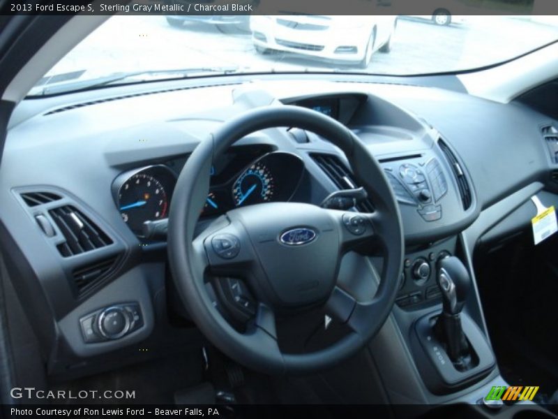 Sterling Gray Metallic / Charcoal Black 2013 Ford Escape S