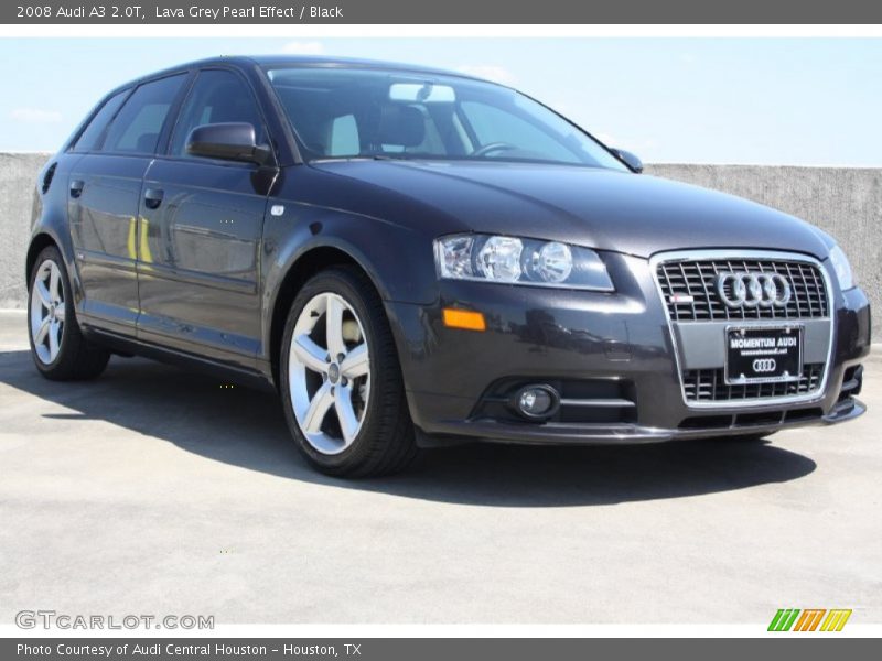 Lava Grey Pearl Effect / Black 2008 Audi A3 2.0T