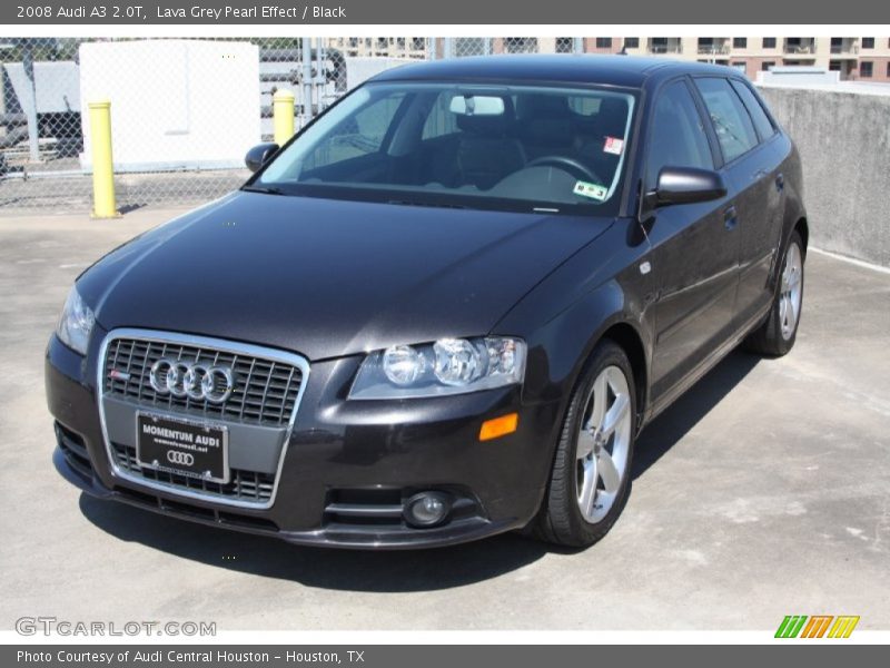 Lava Grey Pearl Effect / Black 2008 Audi A3 2.0T