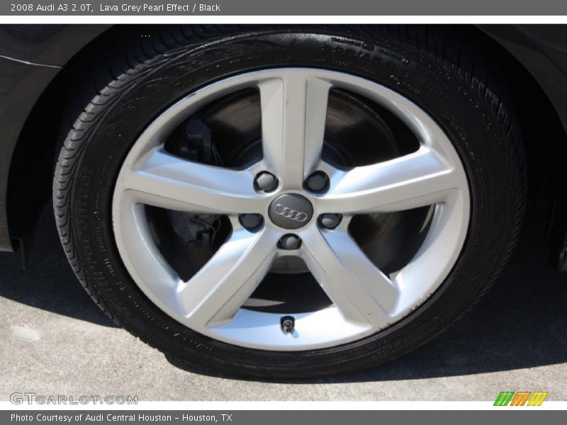 Lava Grey Pearl Effect / Black 2008 Audi A3 2.0T