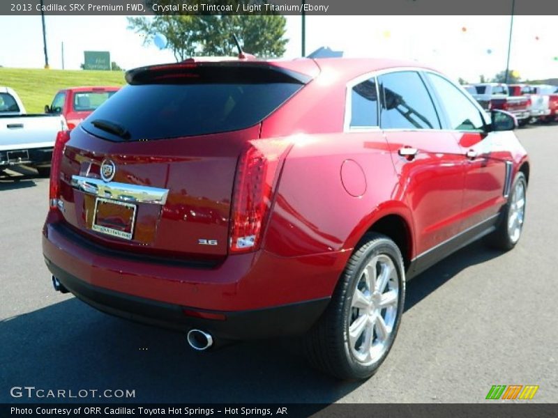 Crystal Red Tintcoat / Light Titanium/Ebony 2013 Cadillac SRX Premium FWD