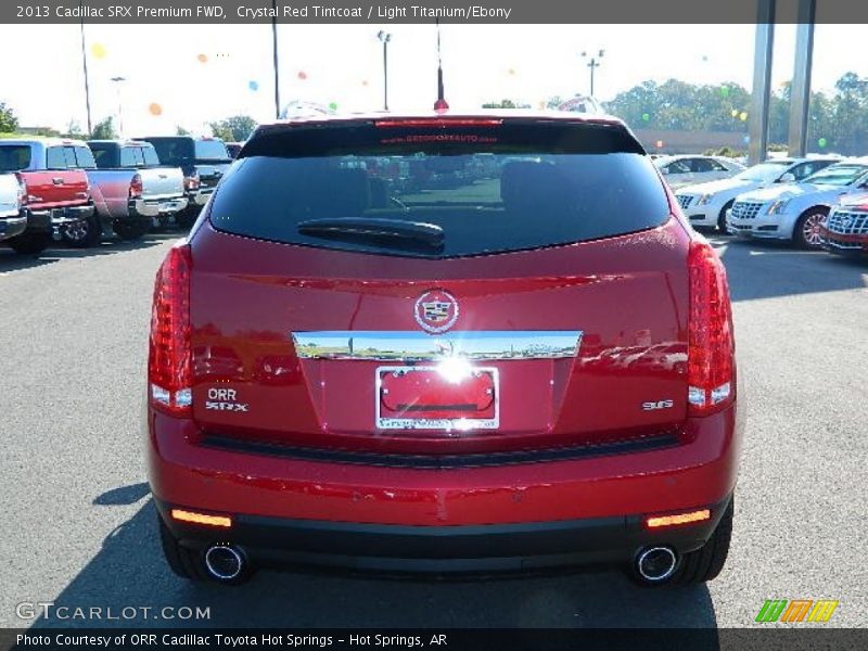 Crystal Red Tintcoat / Light Titanium/Ebony 2013 Cadillac SRX Premium FWD