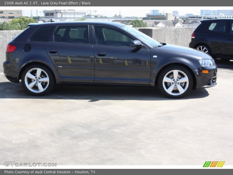 Lava Grey Pearl Effect / Black 2008 Audi A3 2.0T