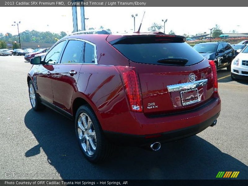 Crystal Red Tintcoat / Light Titanium/Ebony 2013 Cadillac SRX Premium FWD