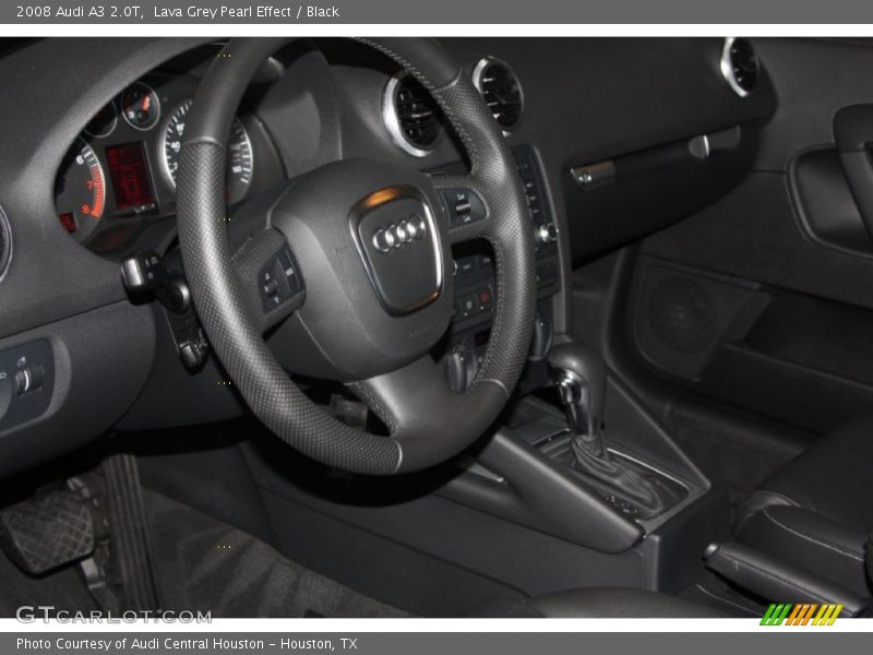 Lava Grey Pearl Effect / Black 2008 Audi A3 2.0T