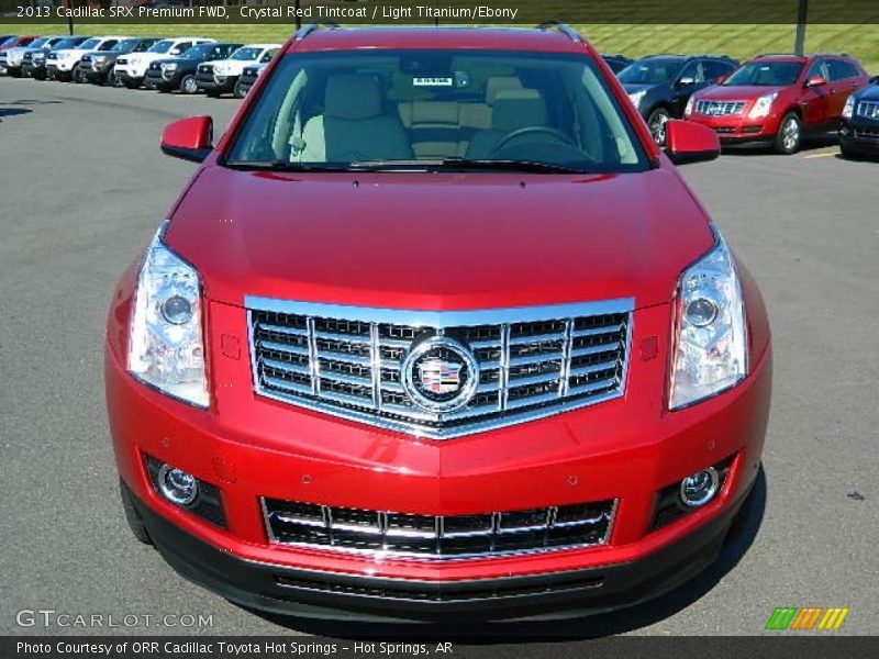 Crystal Red Tintcoat / Light Titanium/Ebony 2013 Cadillac SRX Premium FWD