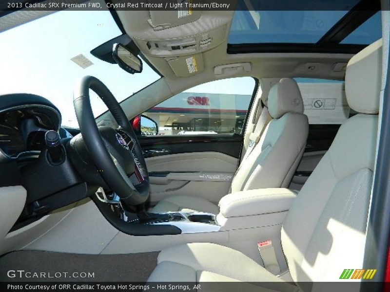 Crystal Red Tintcoat / Light Titanium/Ebony 2013 Cadillac SRX Premium FWD
