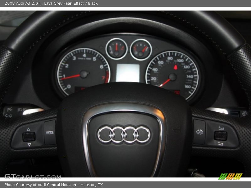 Lava Grey Pearl Effect / Black 2008 Audi A3 2.0T