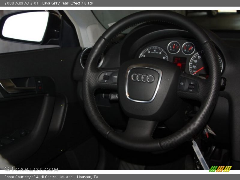 Lava Grey Pearl Effect / Black 2008 Audi A3 2.0T