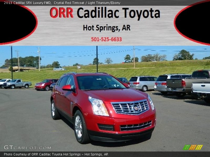 Crystal Red Tintcoat / Light Titanium/Ebony 2013 Cadillac SRX Luxury FWD