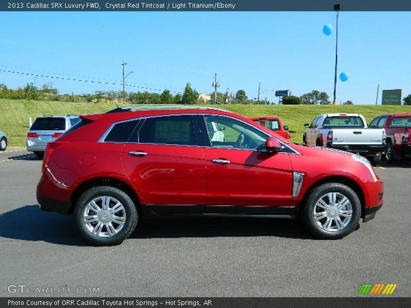 Crystal Red Tintcoat / Light Titanium/Ebony 2013 Cadillac SRX Luxury FWD
