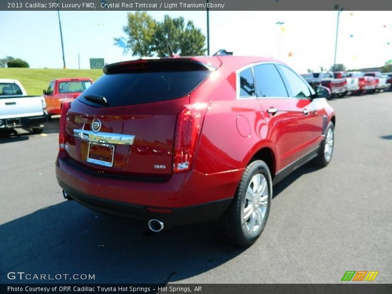 Crystal Red Tintcoat / Light Titanium/Ebony 2013 Cadillac SRX Luxury FWD