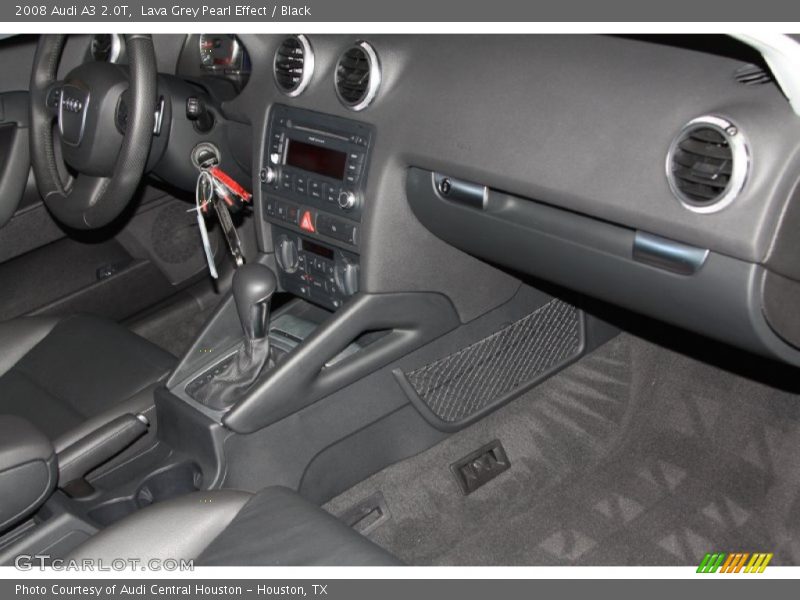 Lava Grey Pearl Effect / Black 2008 Audi A3 2.0T