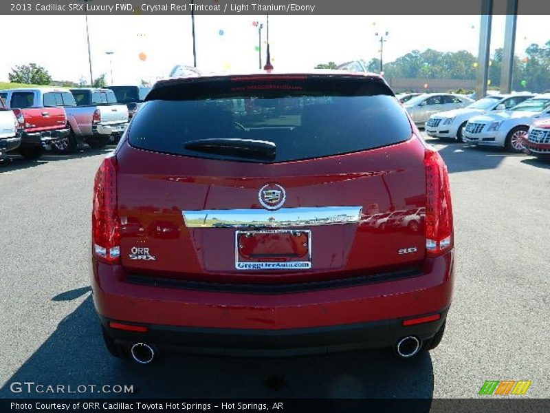 Crystal Red Tintcoat / Light Titanium/Ebony 2013 Cadillac SRX Luxury FWD