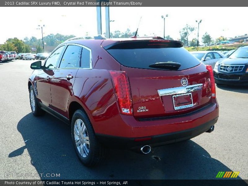 Crystal Red Tintcoat / Light Titanium/Ebony 2013 Cadillac SRX Luxury FWD