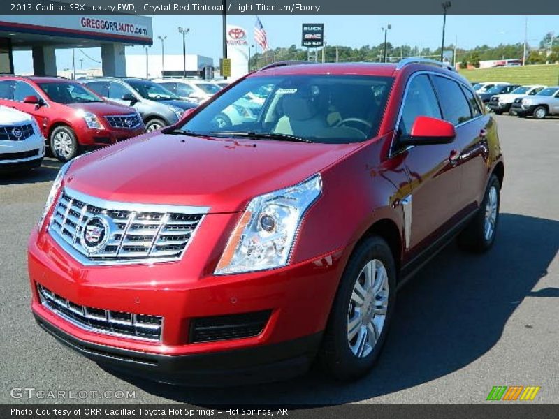 Crystal Red Tintcoat / Light Titanium/Ebony 2013 Cadillac SRX Luxury FWD