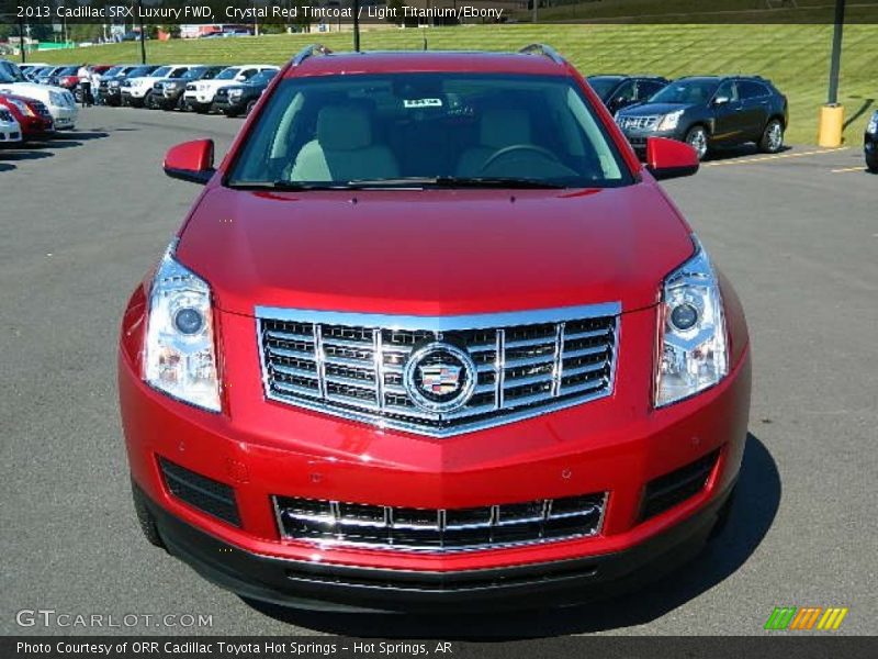 Crystal Red Tintcoat / Light Titanium/Ebony 2013 Cadillac SRX Luxury FWD