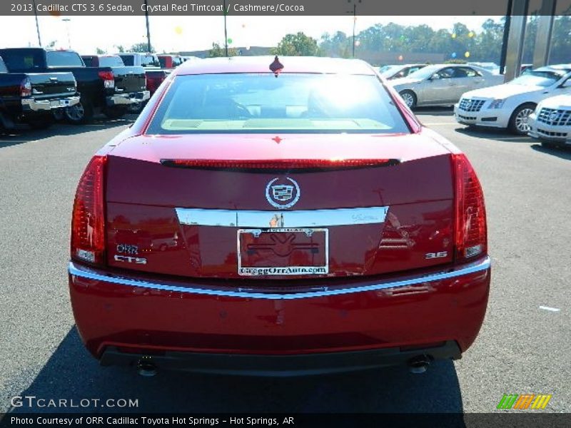 Crystal Red Tintcoat / Cashmere/Cocoa 2013 Cadillac CTS 3.6 Sedan