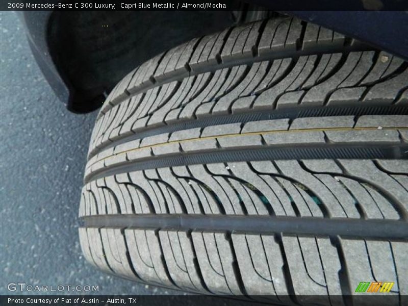 Capri Blue Metallic / Almond/Mocha 2009 Mercedes-Benz C 300 Luxury