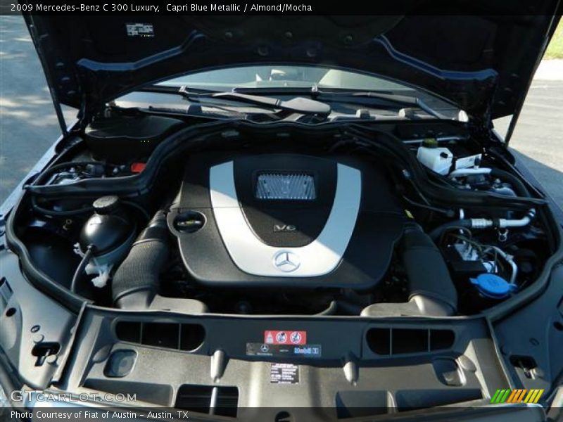 Capri Blue Metallic / Almond/Mocha 2009 Mercedes-Benz C 300 Luxury