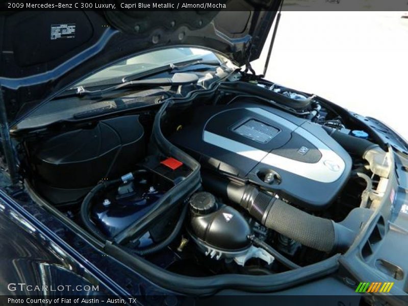 Capri Blue Metallic / Almond/Mocha 2009 Mercedes-Benz C 300 Luxury